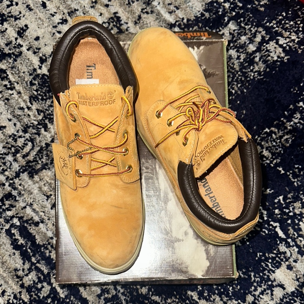 Timberland Men's Waterproof Tan Shoes